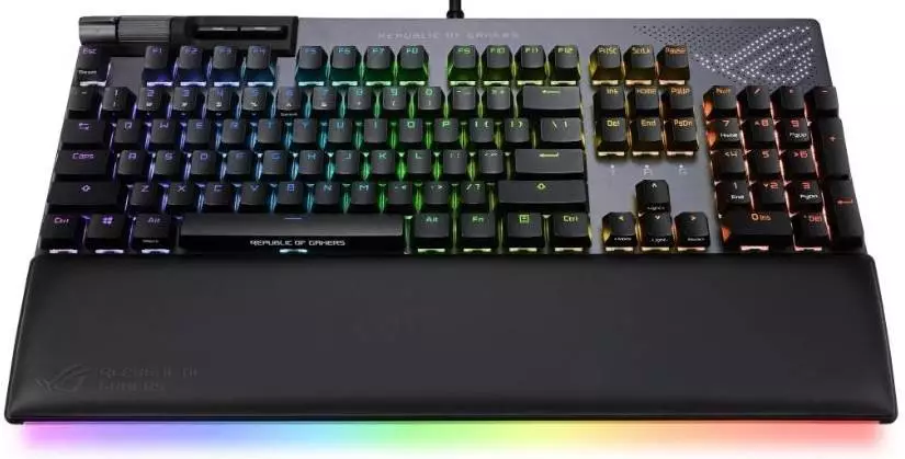 Геймърска механична клавиатура ASUS ROG Strix Flare II Animate RGB - 90MP02E6-BKUA01