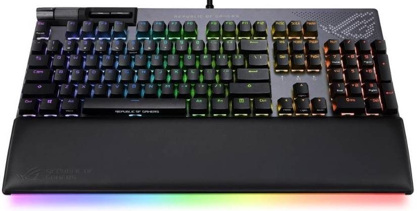 Геймърска механична клавиатура ASUS ROG Strix Flare II Animate RGB - 90MP02E6-BKUA01