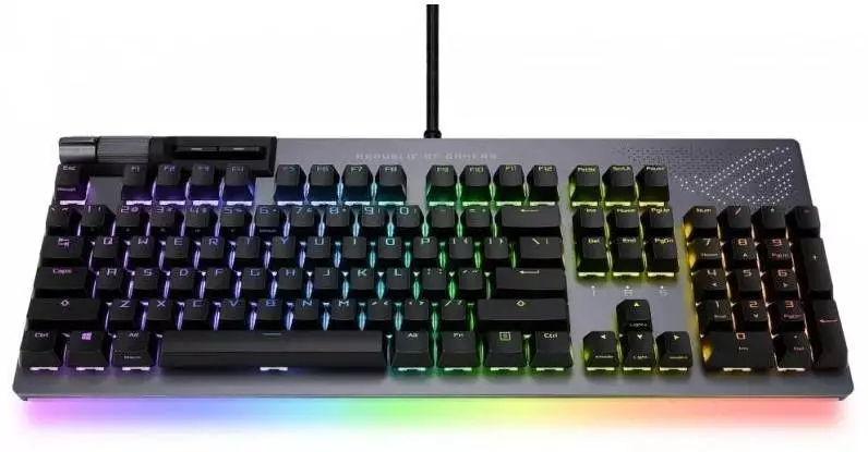 Геймърска механична клавиатура ASUS ROG Strix Flare II Animate RGB - 90MP02E6-BKUA01
