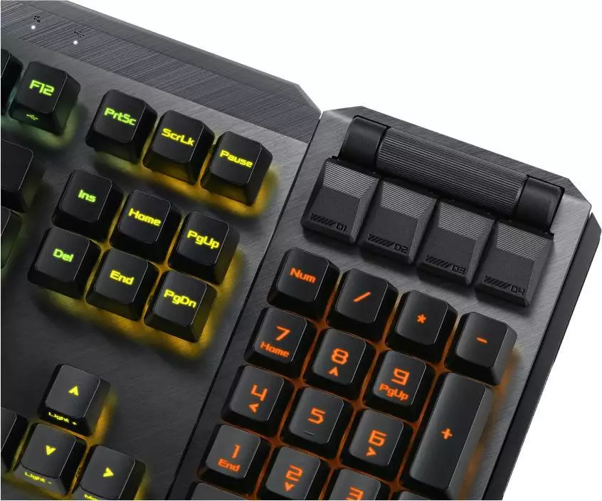 Геймърска механична клавиатура ASUS ROG Claymore II TKL Wireless RGB - 90MP01W0-BKUA01