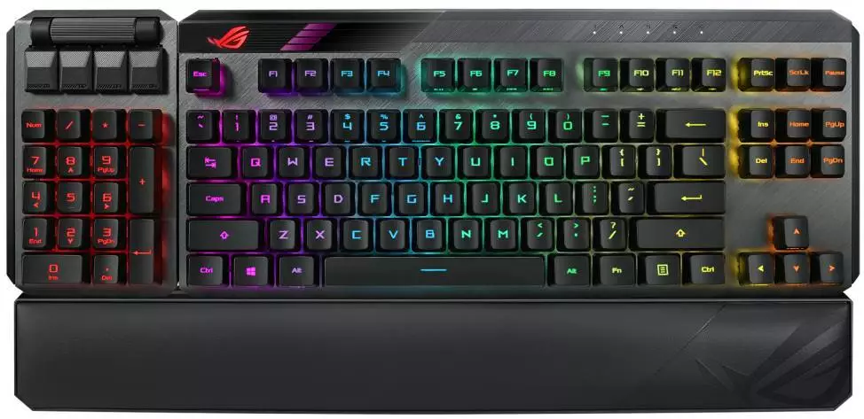 Геймърска механична клавиатура ASUS ROG Claymore II TKL Wireless RGB - 90MP01W0-BKUA01