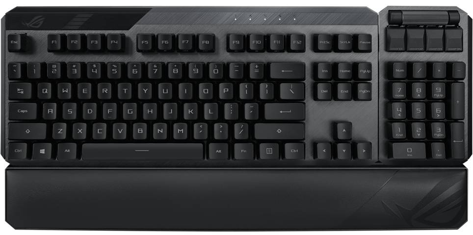 Геймърска механична клавиатура ASUS ROG Claymore II TKL Wireless RGB - 90MP01W0-BKUA01