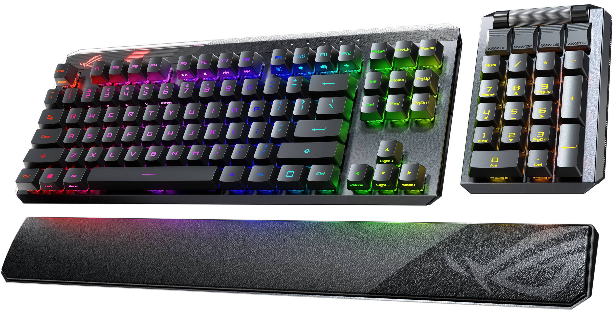 Геймърска механична клавиатура ASUS ROG Claymore II TKL Wireless RGB - 90MP01W0-BKUA01
