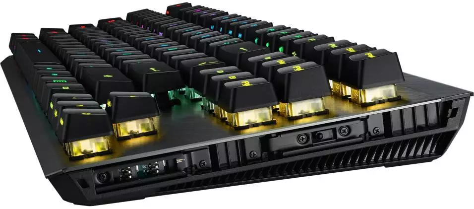 Геймърска механична клавиатура ASUS ROG Claymore II TKL Wireless RGB - 90MP01W0-BKUA01
