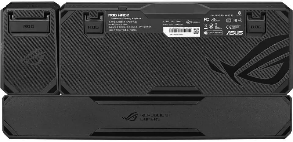 Геймърска механична клавиатура ASUS ROG Claymore II TKL Wireless RGB - 90MP01W0-BKUA01