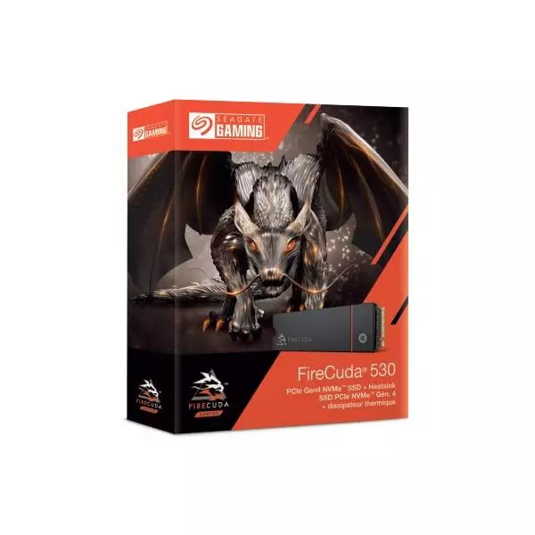 Диск SSD Seagate FireCuda 530 Heatsink 1TB M.2 2280 NVMe PCIe Gen4x4 - ZP1000GM3A023