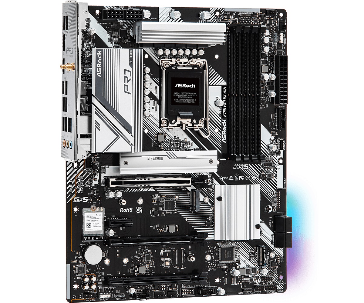 Дънна платка Asrock B760 PRO RS WIFI LGA1700 DDR5