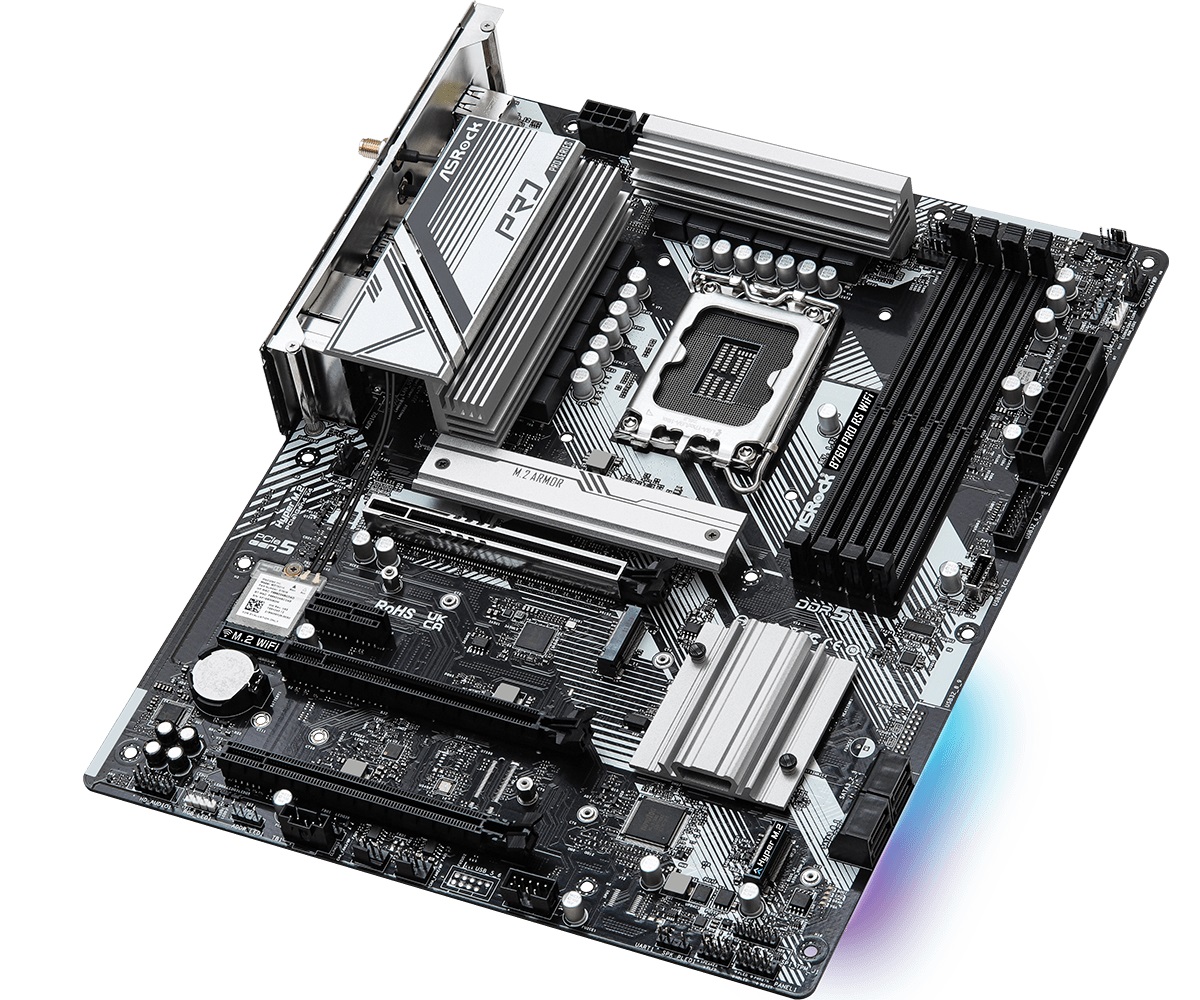 Дънна платка Asrock B760 PRO RS WIFI LGA1700 DDR5