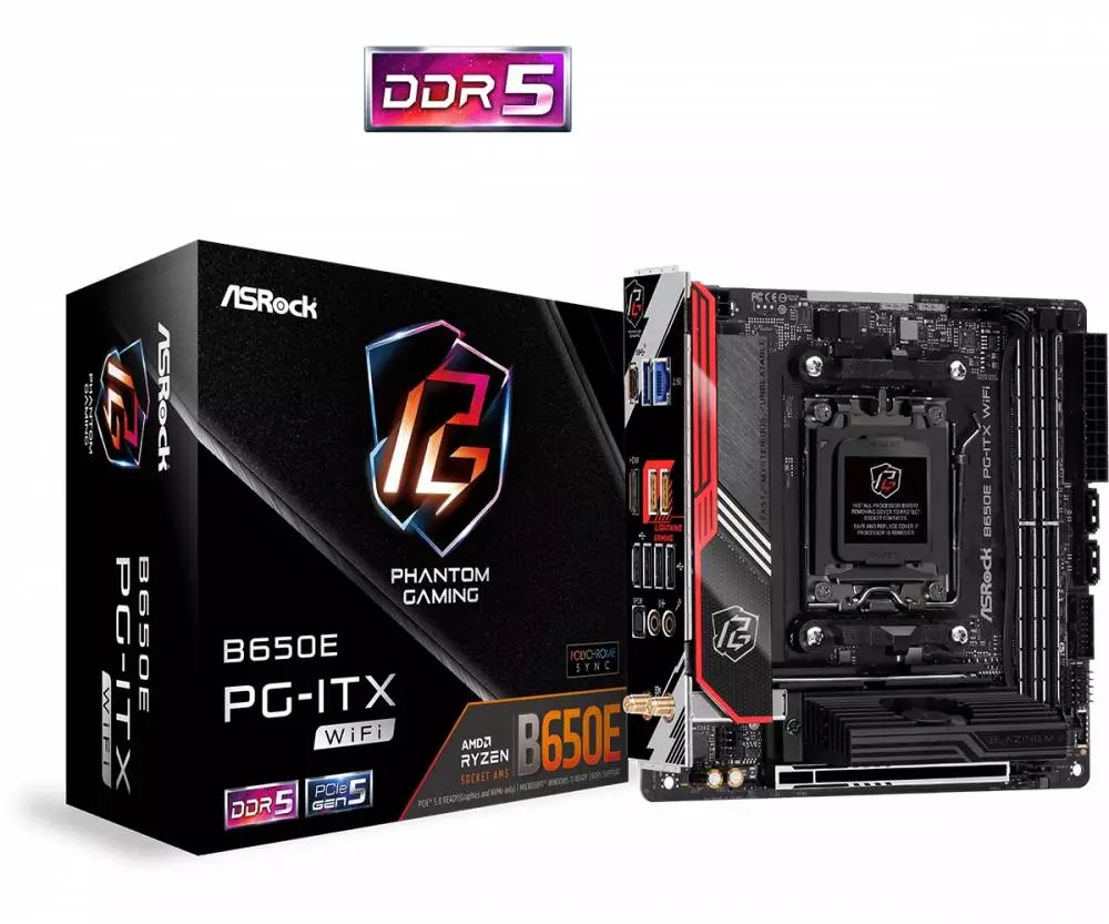 Дънна платка Asrock B650E PG-ITX WIFI AM5
