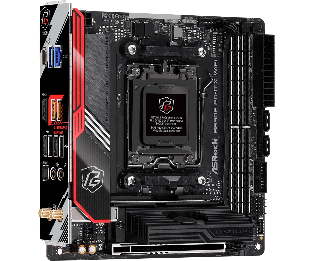 Дънна платка Asrock B650E PG-ITX WIFI AM5