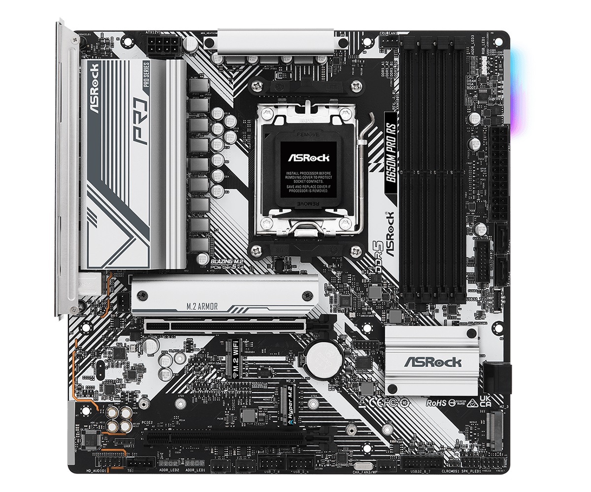 Дънна платка Asrock B650M PRO RS AM5