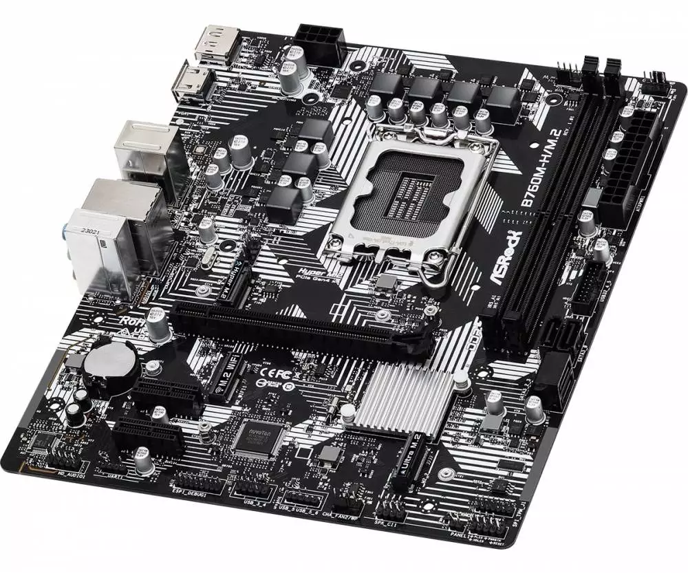 Дънна платка Asrock B760M-H/M.2 LGA1700 DDR5