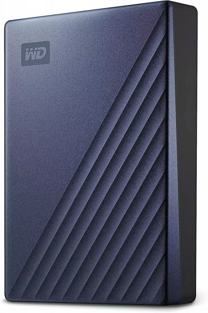 Външен диск WD My Passport Ultra 5TB Blue USB-C/USB3.0 HDD 2.5" Metal finish RTL