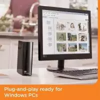 Външен диск WD Elements 6TB HDD, USB 3.0, 3.5", RTL, Black - WDBWLG0060HBK-EESN