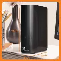 Външен диск WD Elements 6TB HDD, USB 3.0, 3.5", RTL, Black - WDBWLG0060HBK-EESN