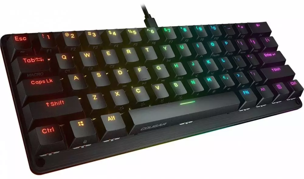 Μηχανικό πληκτρολόγιο παιχνιδιών COUGAR PURI Mini RGB 60% - CG37PRMRM1MI0002