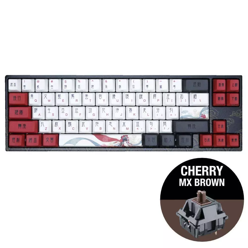 Геймърскa клавиатура Ducky x Varmilo Miya Beijing Opera 65% Cherry MX Brown