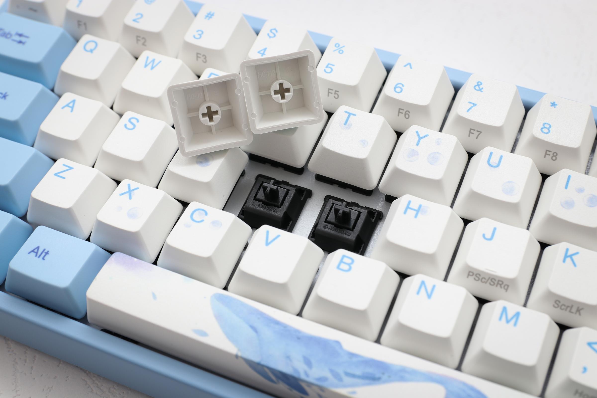 Геймърскa клавиатура Ducky x Varmilo Miya Sea Melody 65% Cherry MX Silent Red