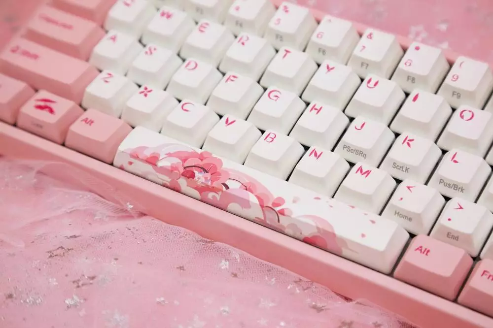 Геймърскa клавиатура Ducky x Varmilo Miya Sakura V2 65% Cherry MX Red