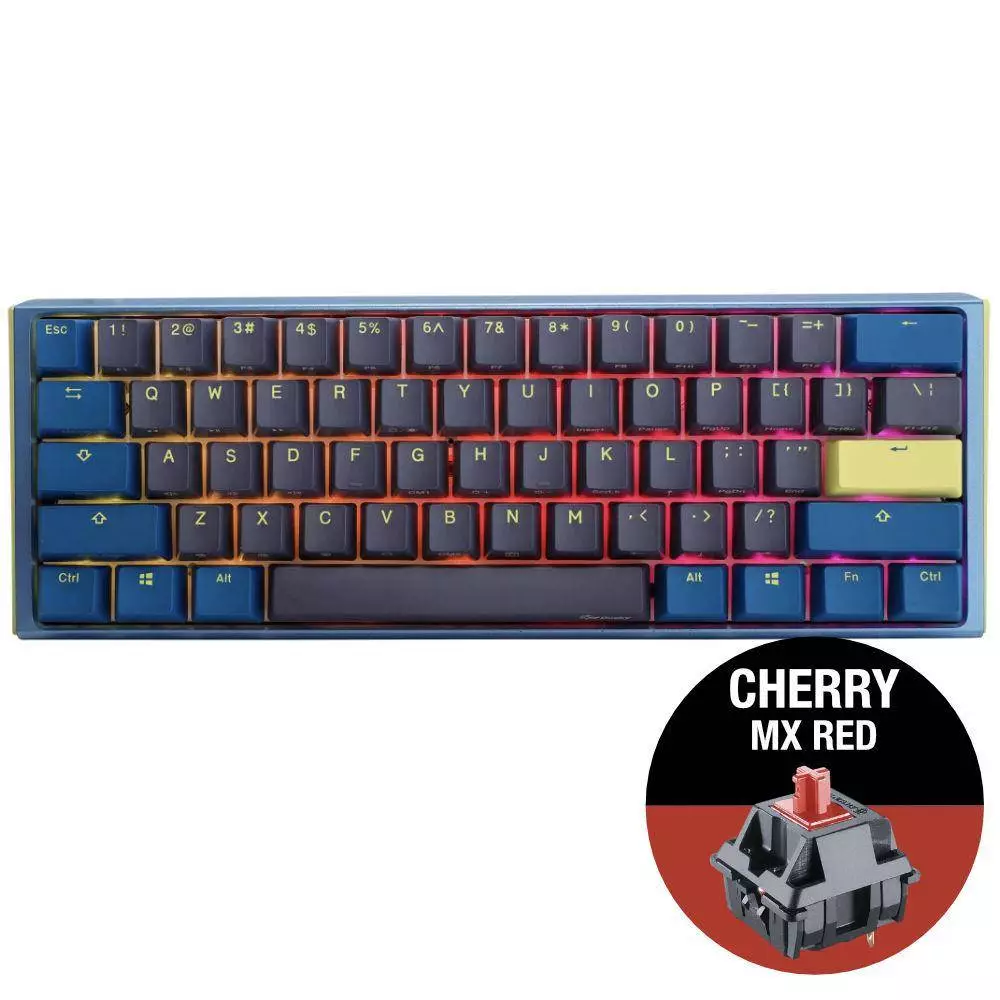 Геймърскa клавиатура Ducky One 3 Daybreak Mini 60% Cherry MX Red