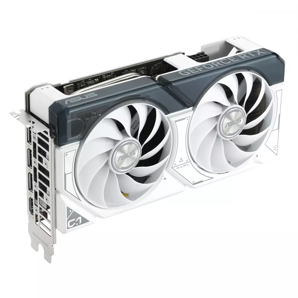 Видео карта ASUS Dual GeForce RTX 4060 Ti White OC Edition 8GB GDDR6