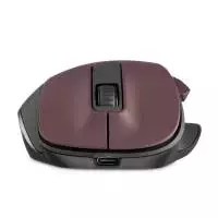 Безжична оптична мишка HAMA MW-500 Recharge , бордо, 6 бут.,800/1200/1600 dpi, безшумна
