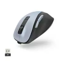 Безжична оптична мишка HAMA MW-500 Recharge, светло синьо, 6 бут.,800/1200/1600 dpi, безшумна