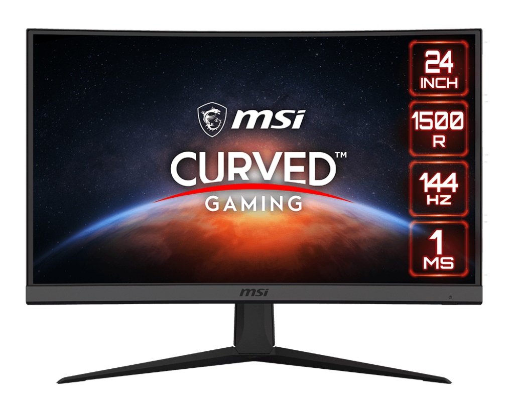 Монитор MSI Optix G24C6, 23.6", VA Curved, FHD 1920x1080, 144Hz, 1ms, AMD FreeSync, DP, HDMI