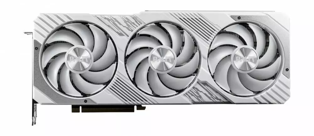 Видео карта Palit GeForce RTX 4070 Ti GamingPro White OC 12GB GDDR6 