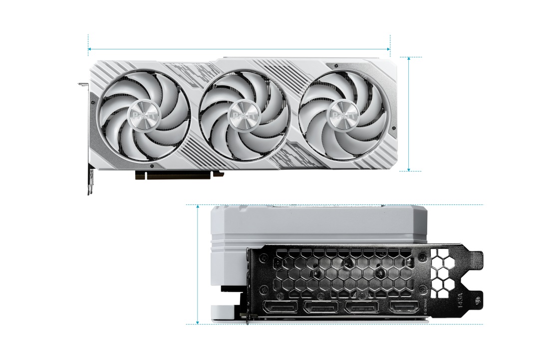 Видео карта Palit GeForce RTX 4070 Ti GamingPro White OC 12GB GDDR6 