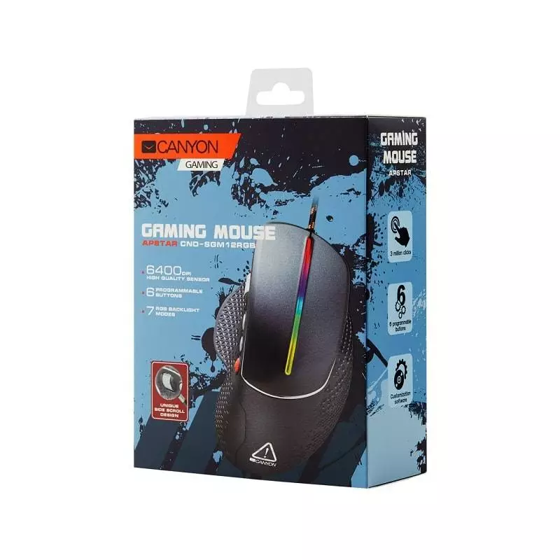 Геймърска мишка Canyon Apstar GM-12 Wired High-end Gaming Mouse