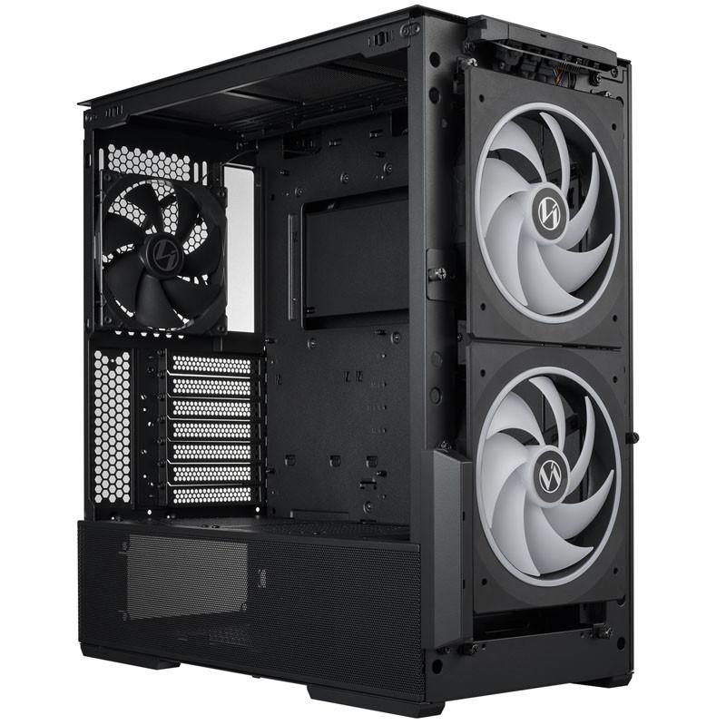 Кутия Lian-Li LANCOOL 216 RGB Mid-Tower, Tempered Glass, Черна