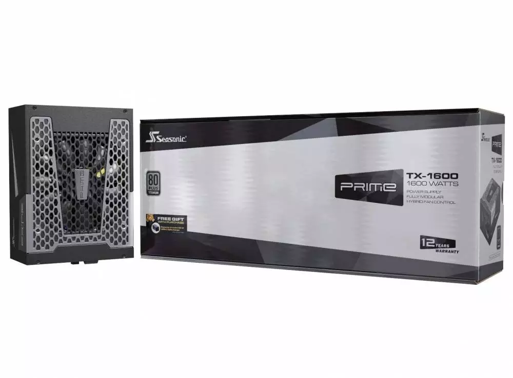 Захранване Seasonic PRIME TX-1600 PSU 1600W 80 Plus Titanium PCIe Gen 5 - SSR-1600TR2