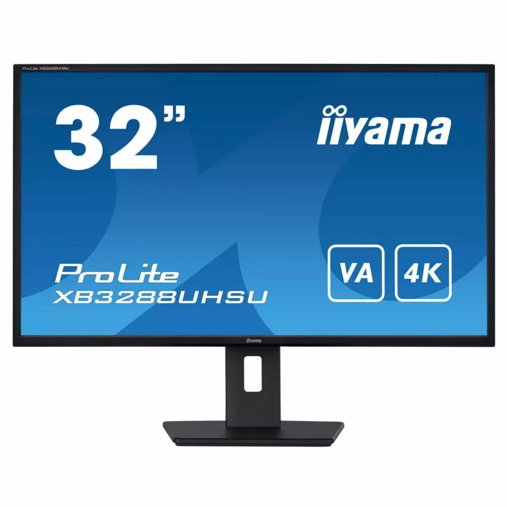 Монитор IIYAMA XB3288UHSU-B5, 31.5", VA, 4K UHD 3840x2160, 60Hz, 3ms, AMD FreeSync, HDMI, DP