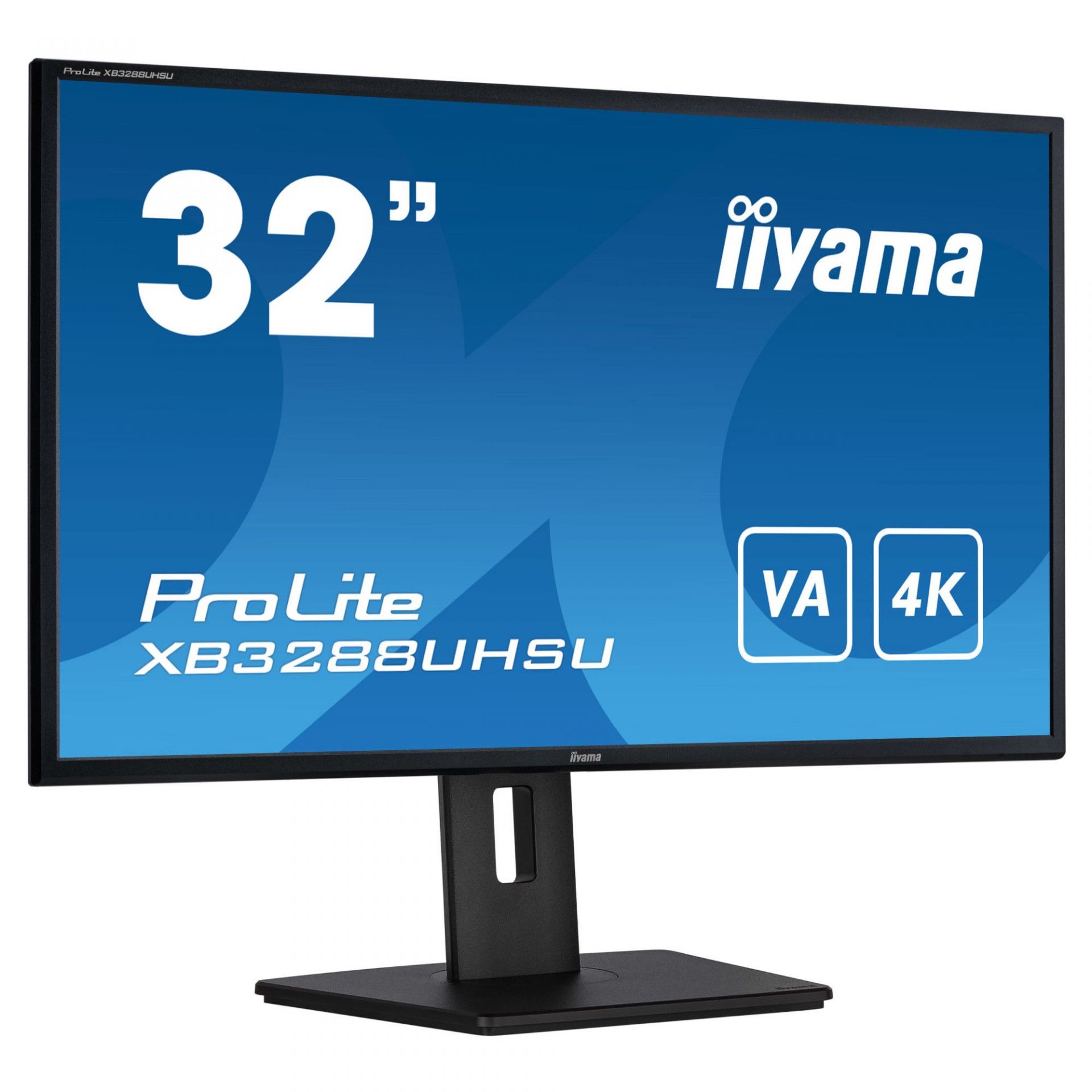 Монитор IIYAMA XB3288UHSU-B5, 31.5", VA, 4K UHD 3840x2160, 60Hz, 3ms, AMD FreeSync, HDMI, DP