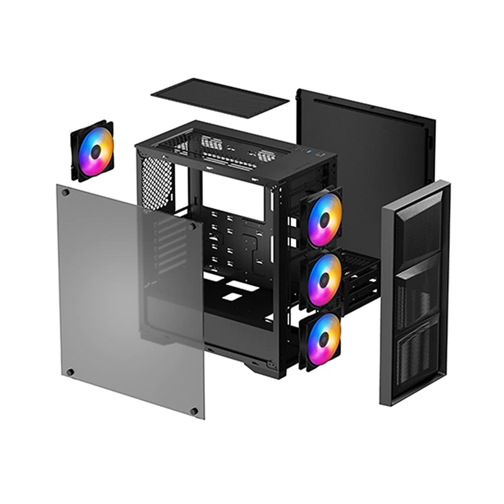 Кутия Deepcool MATREXX 50 MESH 4FS Mid-Tower ATX Gaming Casing