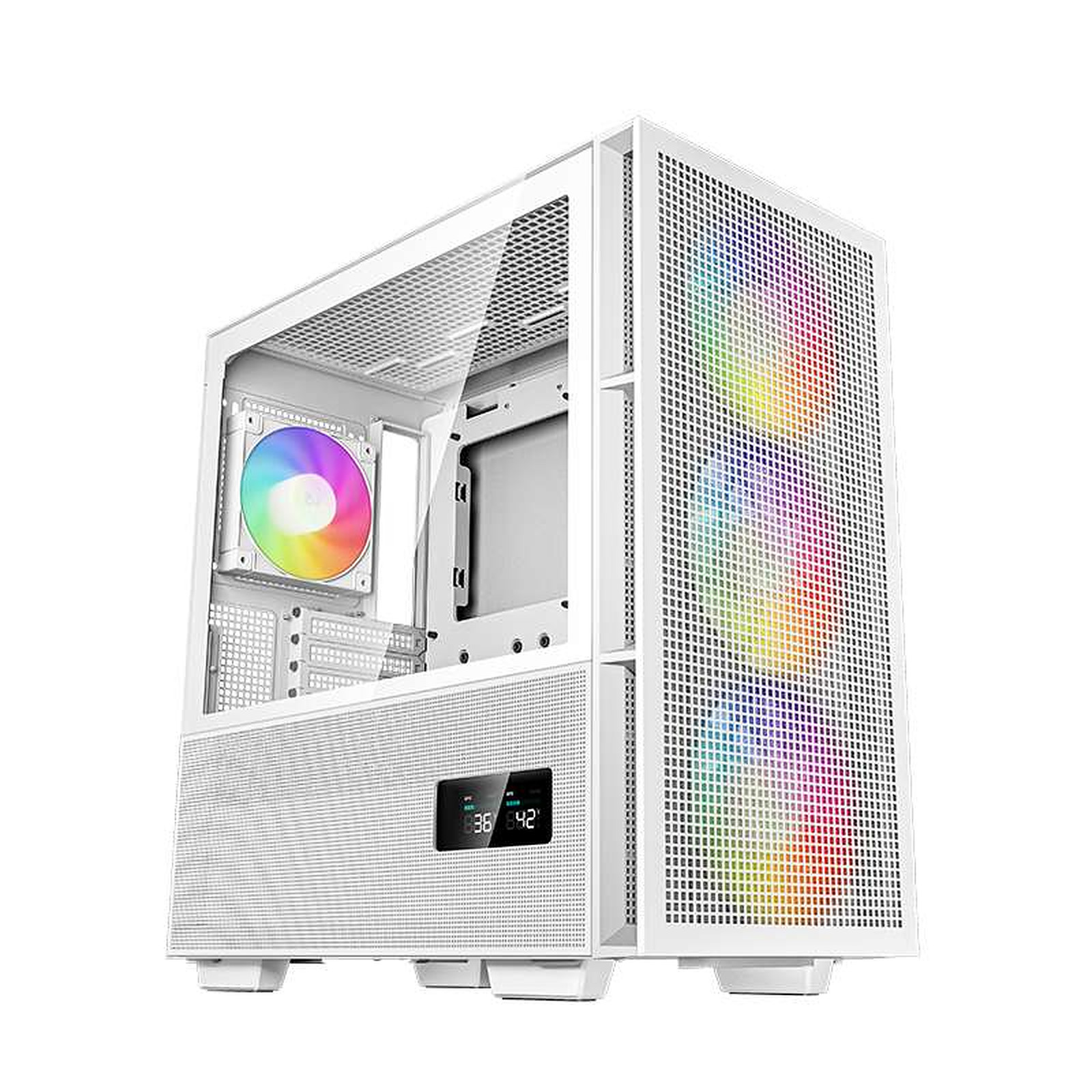Кутия DeepCool CH560 DIGITAL White Mid-Tower ATX Gaming Casing