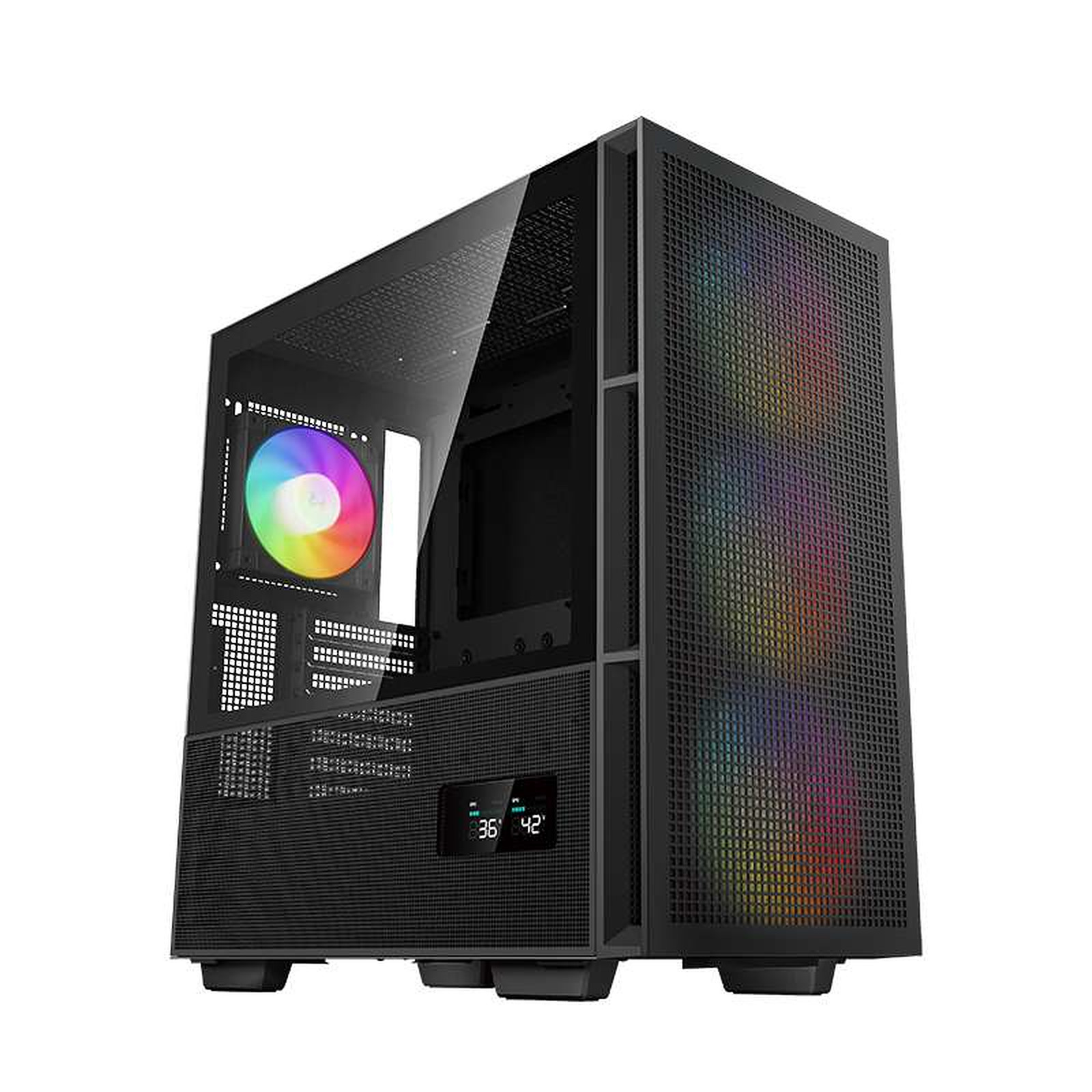Кутия DeepCool CH560 DIGITAL Black Mid-Tower ATX Gaming Casing