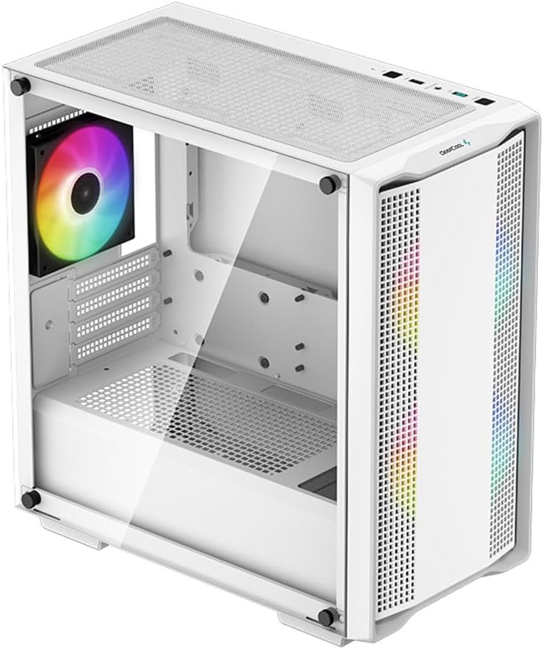 Кутия DeepCool CC360 ARGB White Mid-Tower mATX Case