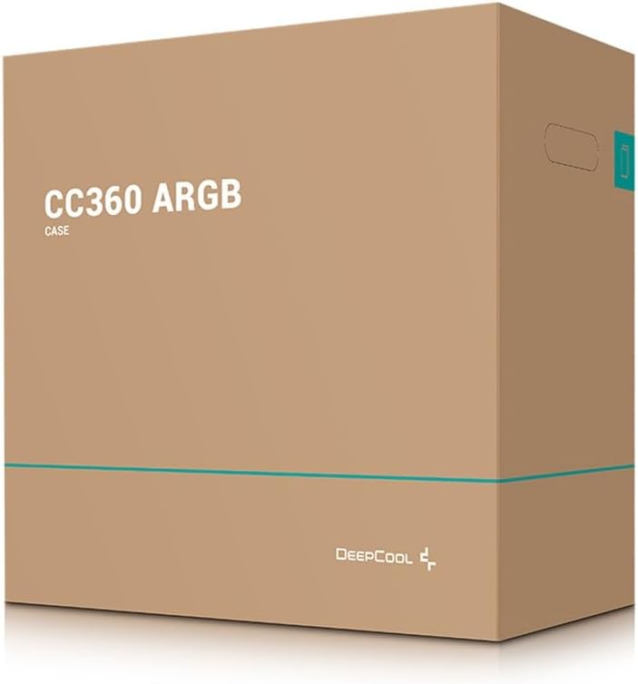 Кутия DeepCool CC360 ARGB Black Mid-Tower ATX Case