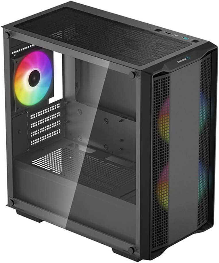 Кутия DeepCool CC360 ARGB Black Mid-Tower ATX Case