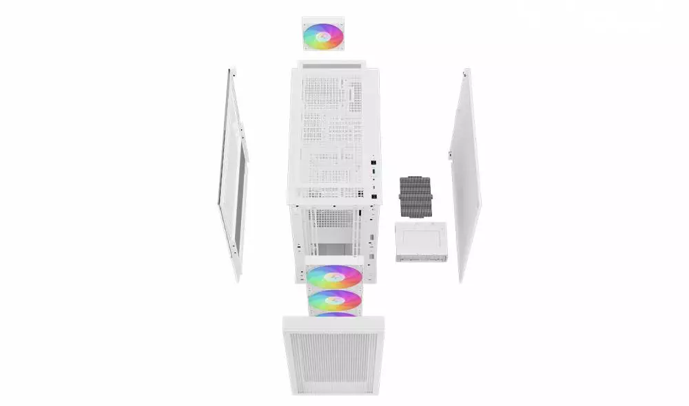 Кутия DeepCool CH560 ARGB White Mid-Tower Case