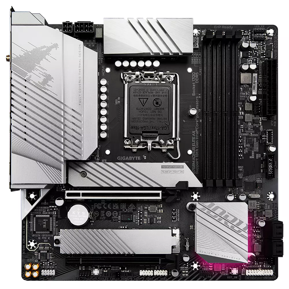 Дънна платка Gigabyte B760M AORUS ELITE AX Wi-Fi 6E LGA1700 DDR5