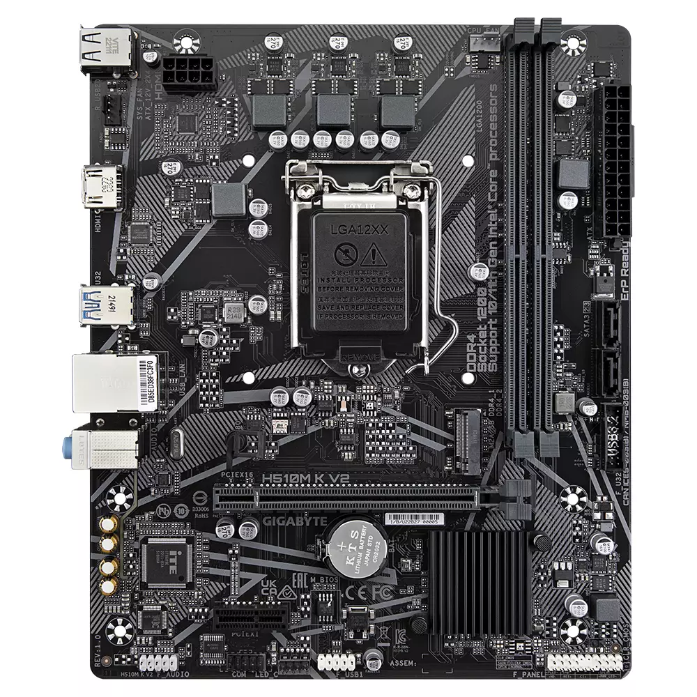 Дънна платка Gigabyte H510M-K V2 LGA1200