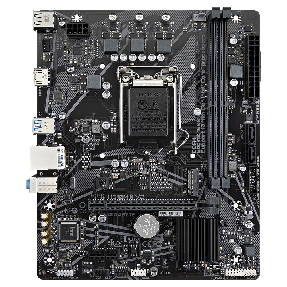Дънна платка Gigabyte H510M-K V2 LGA1200