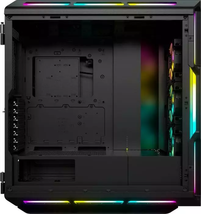 Кутия Corsair iCUE 5000T RGB Tempered Glass Black Mid-Tower ATX - CC-9011230-WW