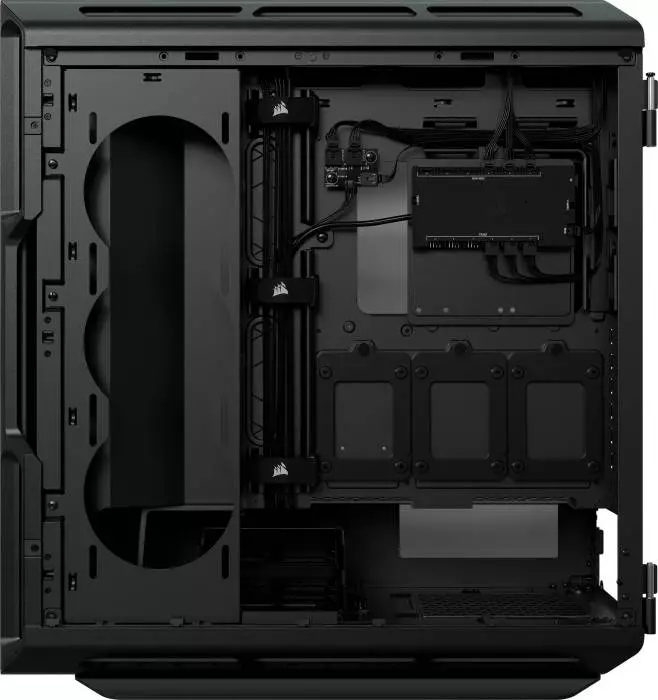 Кутия Corsair iCUE 5000T RGB Tempered Glass Black Mid-Tower ATX - CC-9011230-WW