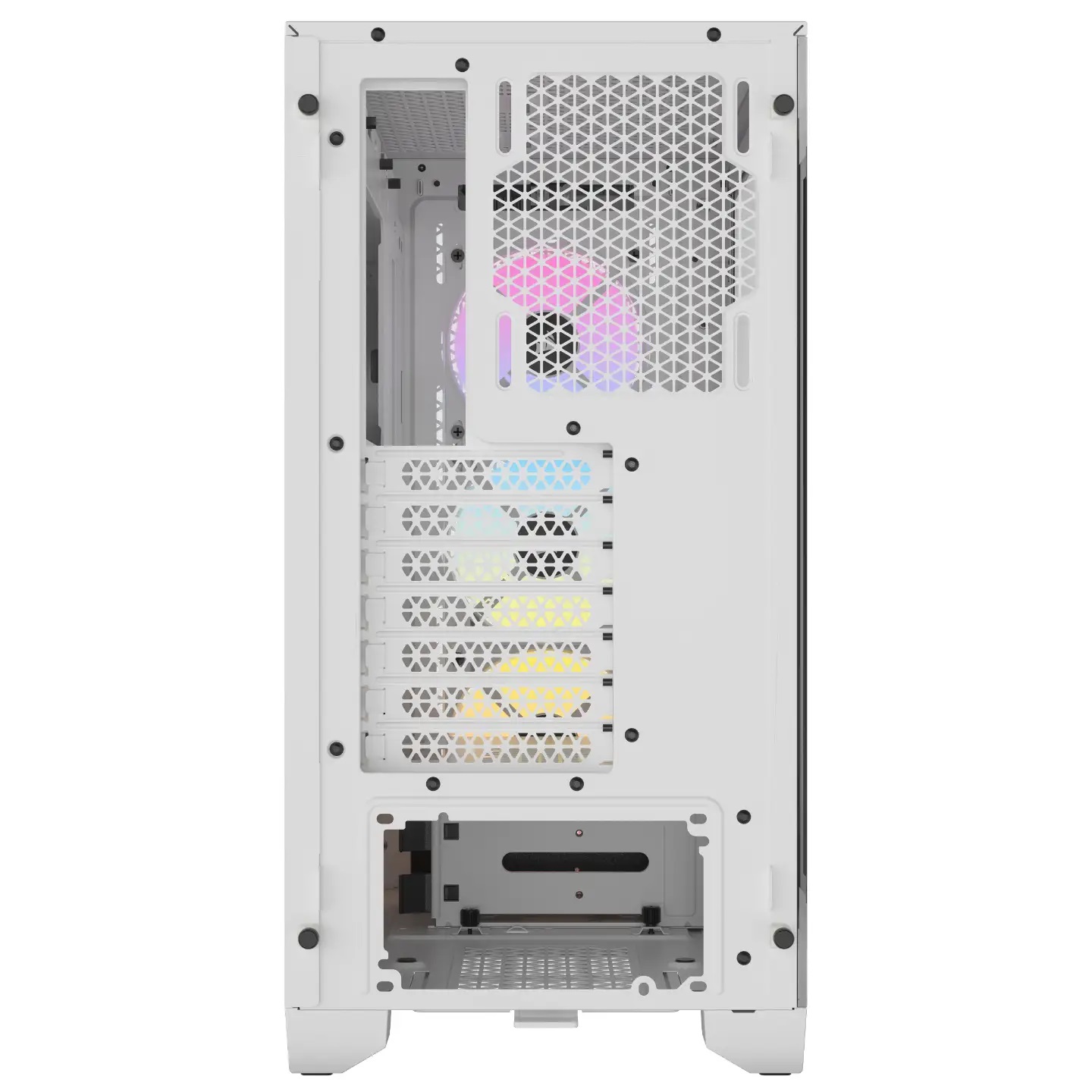 Кутия Corsair 3000D RGB AIRFLOW Mid-Tower Case White - CC-9011256-WW