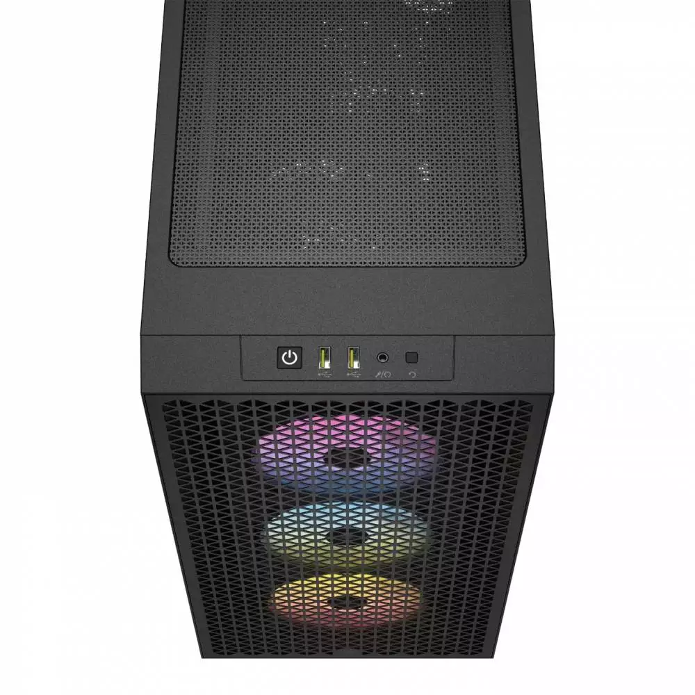 Кутия Corsair 3000D RGB AIRFLOW Mid-Tower Case Black - CC-9011255-WW