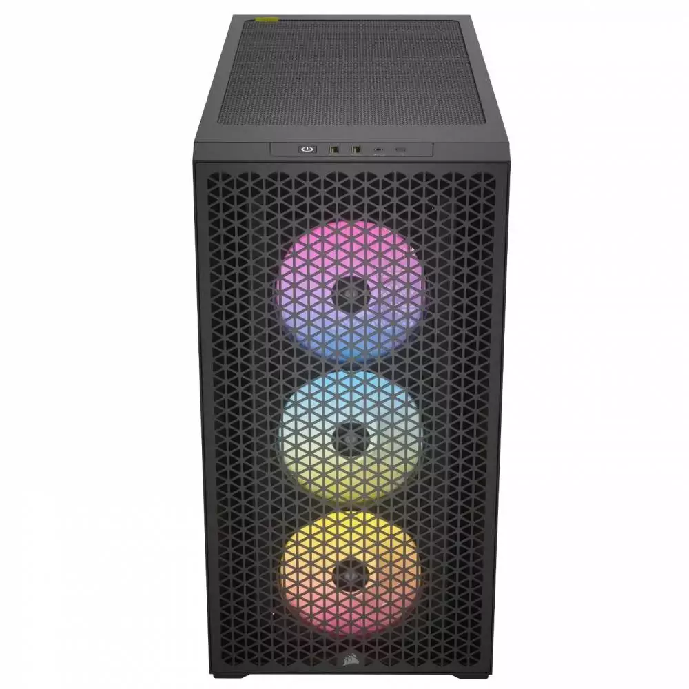 Кутия Corsair 3000D RGB AIRFLOW Mid-Tower Case Black - CC-9011255-WW